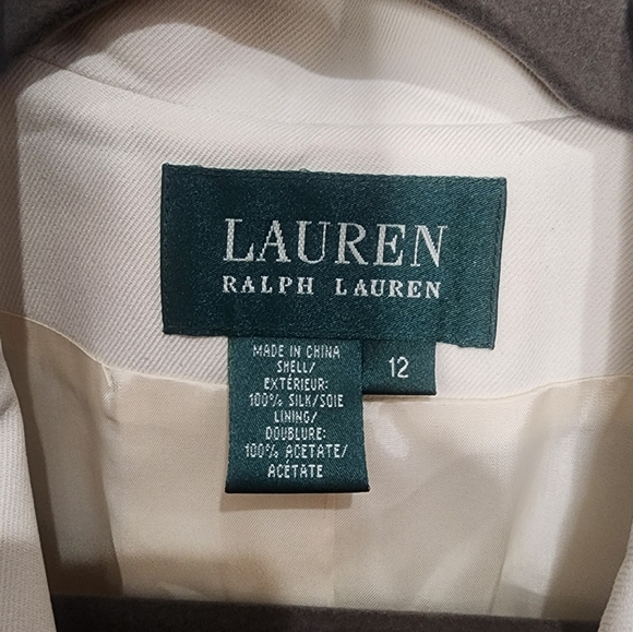 Lauren Ralph Lauren Silk Blazer - Picture 5 of 12